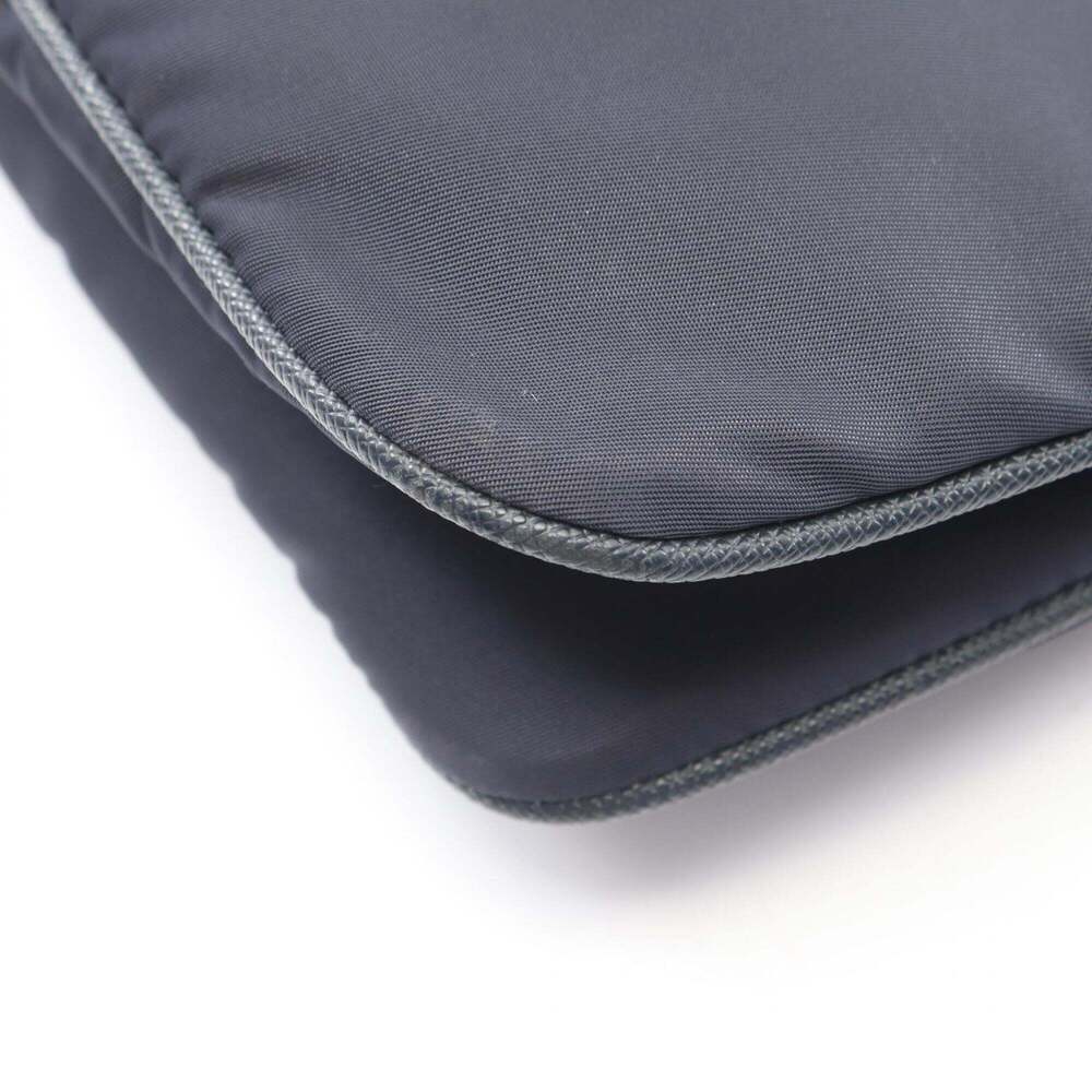 PRADA Blue Leather Saffiano Shoulder Bag - Picture 5 of 10